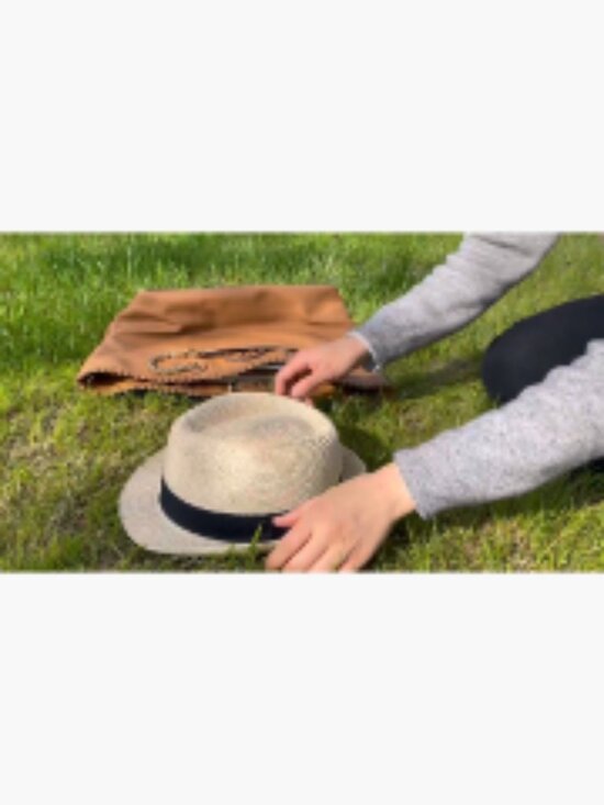 Straw Sun Hat UPF 50+ Trilby Panama Beach Hat main image 4